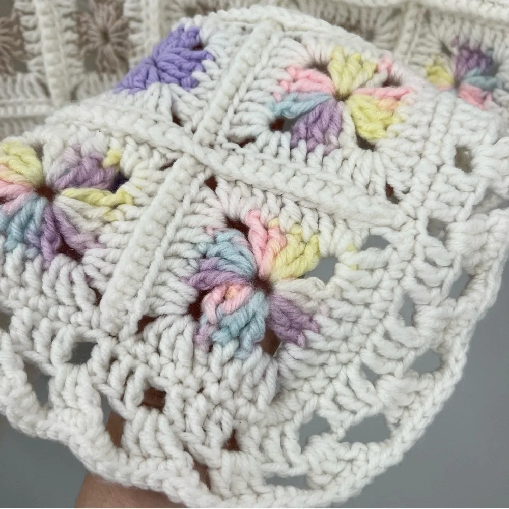 Granny Square Crochet Baby Blanket
